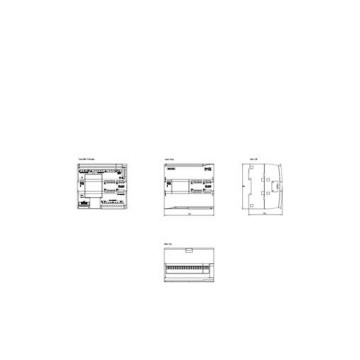 100% AC Drive SIMATIC S7 1200 CPU 1214C Compacte CPU met AC DC Relay 6ES7214-1BG40-0XB0
