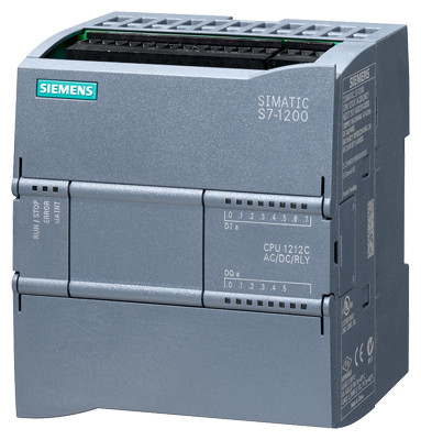 Wisselstroomaandrijving 6 Vermogen Fasenummer SIMATIC 1200 CPU 1212C 8DI 6DO 2AI 6ES7212 1BE40 0XB0