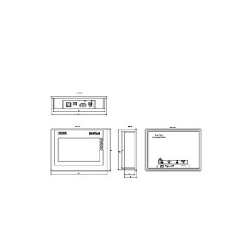 Originele 6AV6648-0CC11-3AX0 SIMATIC HMI SMART 700 IE V3 SMART Panel Touch operation 7&quot; breedbeeld TFT display
