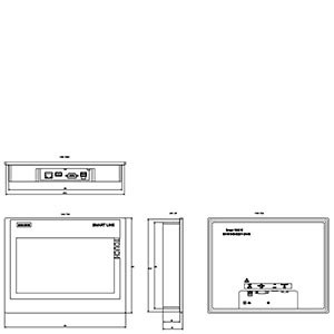 SIMATIC HMI SMART 1000 IE V3 Industrieel automatiseringsproduct met Ethernet-netwerk