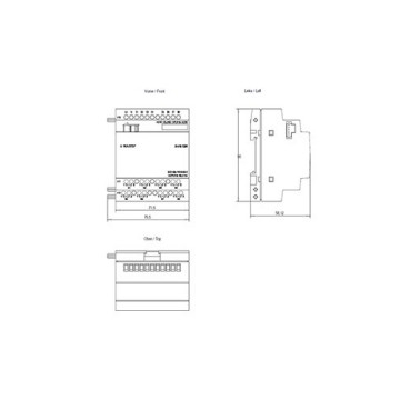LOGO DM8 24 Uitbreidingsmodule 6ED1055-1CB00-0BA2 Geheugen en RS485-communicatieinterface