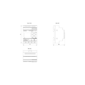 100% originele logo 6ED1052-1HB08-0BA1 24RCE 8DI/4DO 400 blokken geheugen andere logica module