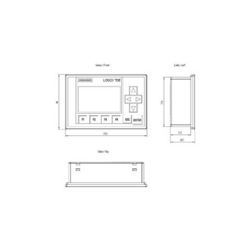 LOGO TD scherm 6 lijnen 6ED1055-4MH08-0BA1logo logica en communicatie interface RS485