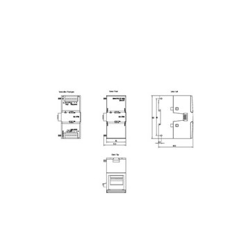 100% Originele SIMATIC S7-200 SMART Digitale Uitgang SM DT08 8 DO 24 V DC Transistor 0,75A