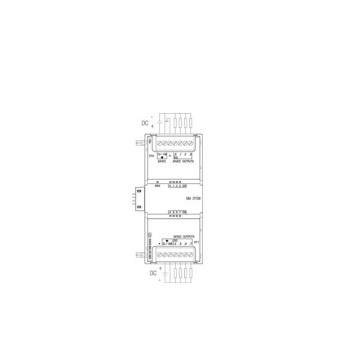 100% Originele SIMATIC S7-200 SMART Digitale Uitgang SM DT08 8 DO 24 V DC Transistor 0,75A