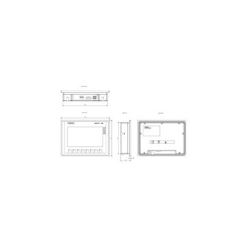100% originele SIMATIC touch voor Siemens HMI KTP700 basis versie DP dunne scherm 6AV21232GA030AX0