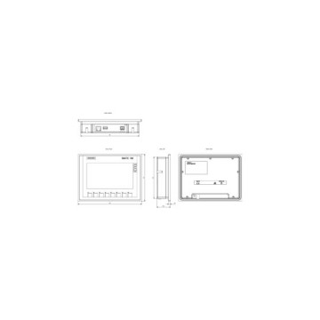 100% originele Siemens 6AV2123-2GB03-0AX0 7&quot; touchscreen voor mens-machine interface