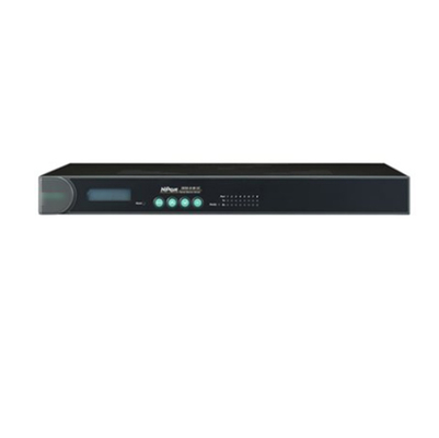 Eenvoudig te gebruiken MOXA 8 en 16-poort RS-232/422/485 Rack-gebouwde seriële server voor professionals