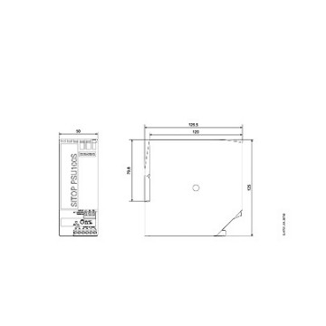 SITOP PSU100S 24V/5A Uitgang 120/230V AC Invoer 6EP1333-2BA20 voor industriële producten
