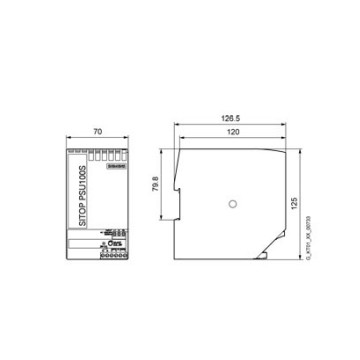 Uitgangsvermogen andere 6EP1334-2BA20 SITOP PSU100S 24 V/10 A Stabiele stroominvoer 120/230 V wisselstroom