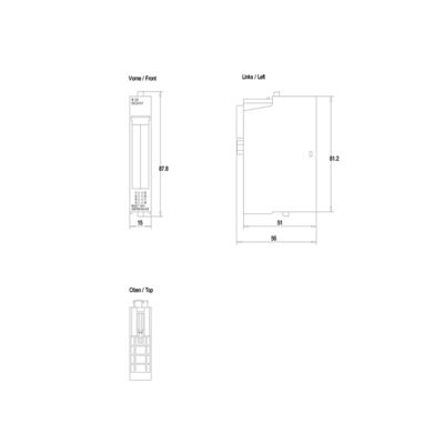 ET 200S 8DI 24 V DC 6ES71314BF000AA0 Siemens industriële automatiseringselektronicamodule