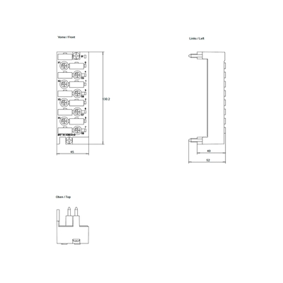 SIEMENS SIMATIC ET 200pro CM IO 8x M12 met SF LED Betalingstermijn T/T 6ES71944CB000AA0