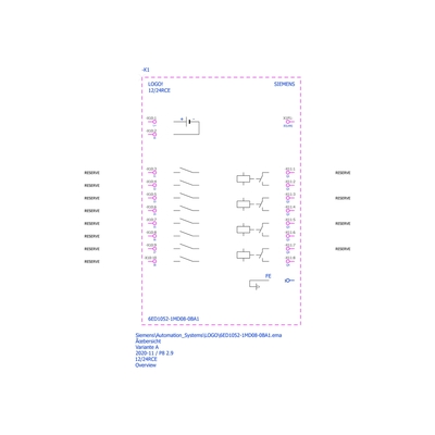 100% originele Siemens LOGO PLC geïntegreerd display paneel relais module 6ED10521MD080BA1