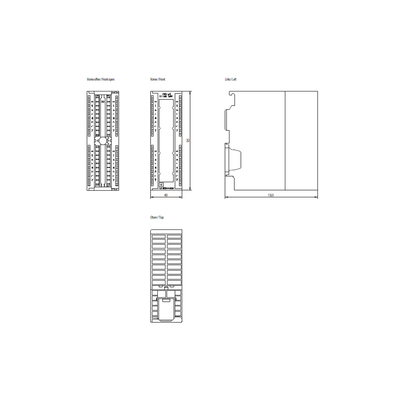 Siemens PLC S7-300 Uitbreidingsmodule DI 32xDC 24V voor toepassingen in de automatiseringsindustrie