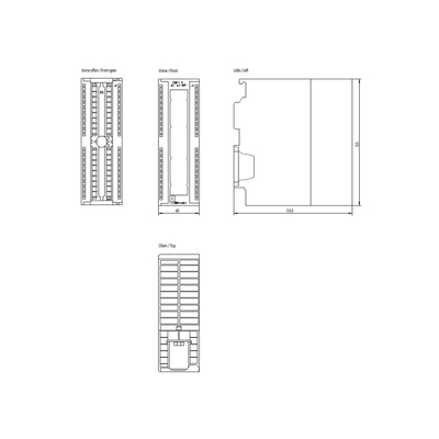 100% originele Siemens PLC-module S7-300 Sieries AI 8x9/12/14 bit 100% 6ES73317KF020AB0