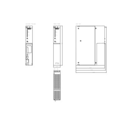 Siemens PLC S7-400 Module PS 405 10 A voor FOB Verzending term Automatisering Industrieel