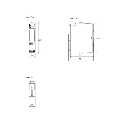 Originele ET 200SP AQ 4xU/I ST IM 155-6PN Standard 6ES71356HD000BA1 Verzendingsduur FOB