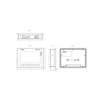 100% getest 6AV21232GB030AX0 Siemens HMI KTP700 Basic Lite Panel Drukknop/Touch Operatie 7&quot; TFT Display