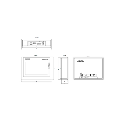 Industriële automatisering Siemens HMI 7 inch Simatic SMART 700 IE V3 Display 6AV66480CC113AX0