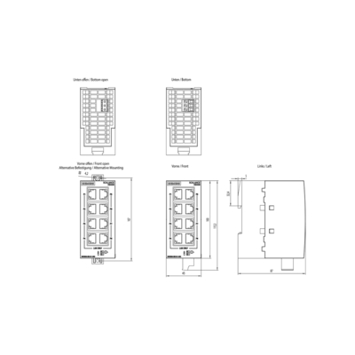 6GK5008-0BA10-1AB2 Siemens SCALANCE XB008 Onbeheerde industriële Ethernet-switch 100%