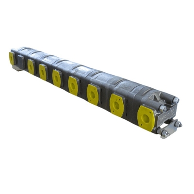 2 secties Rotary Gear Motor Hydraulische stroomverdeler HDD35.125 met 125cm3 Verplaatsing