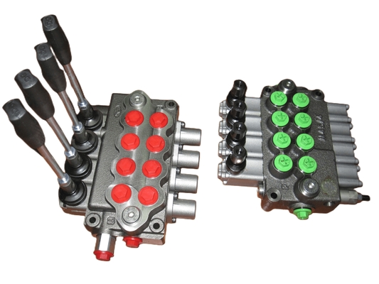 Handmatige besturing G3/8&quot; Hydraulische monoblok Joystick Directional Control Valve voor aangepaste