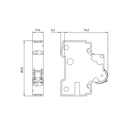 Miniatuurcircuitbreaker van de 5SY6-serie 230/400V 6kA 1 pool C 20A 5SY61207CC voor Siemens