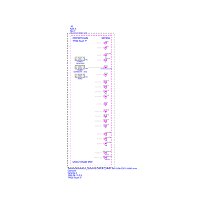 SIMATIC HMI TP700 Comfort Touch Screen 6AV2124-0GC01-0AX0 100% origineel voor automatisering
