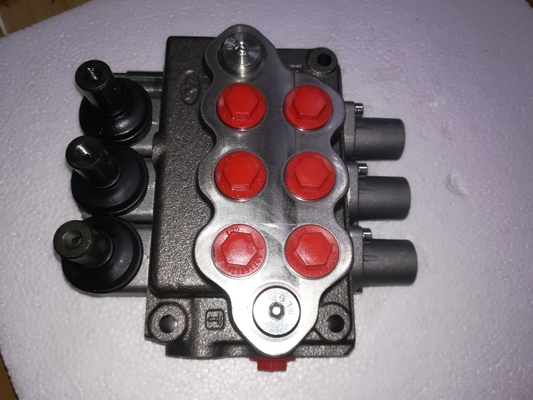 45L/min richtingsbesturingsklep voor Walvoil Type 40-380LPM Hydraulische 4 spoelen monoblok