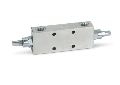 VBCD 3/8&quot; DE/FL Centrale ventielen Tegenbalansventiel voor maximale druk 350 bar
