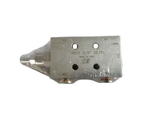 VBCD 3/8&quot; DE/FL Centrale ventielen Tegenbalansventiel voor maximale druk 350 bar