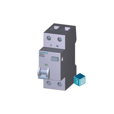 Siemens laagspanningsdistributiecircuitbreaker FI/LS AC 30MA 1 N-P C6 4.5KA5SU1353-1KK06