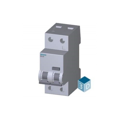 Siemens laagspanningsstroomdistributie LS/DI Schakelaar 5SU9356-1KK16 RCBO AC 30MA 1 N C16 6KA
