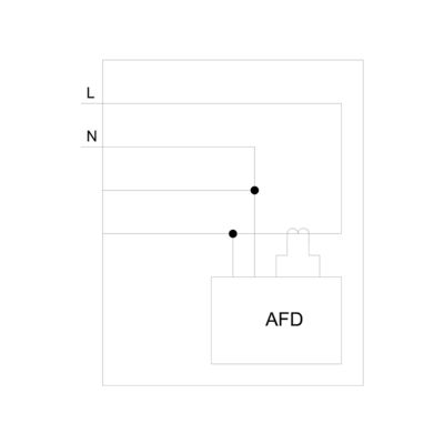 Brandveiligheidsschakelblok AFDD 1-16A 230V voor Siemens-circuitbreakers 5SM6021-2 getest