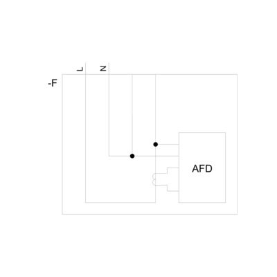 Brandveiligheidsschakelblok AFDD 1-16A 230V voor Siemens-circuitbreakers 5SM6021-2 getest