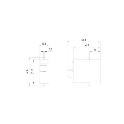 5SD74880CC PLUG M of C/T2/II 350 V 40 kA N-PE Voor Siemens Communicatie Interface