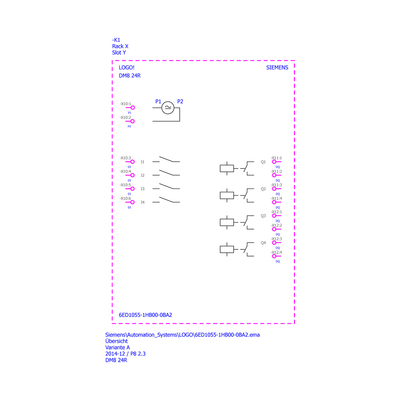 LOGO DM8 24R voor LOGO 8 PLC-uitbreidingsmodule 6ED1055-1HB00-0BA2 100% origineel Siemens FOB