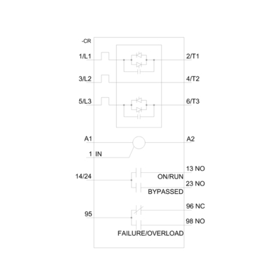 Siemens 3RW40 Soft Starter 75kw 11kw/400v 40 graden 200-480V AC 24V 1 stuk CZ Betalingstermijn T/T