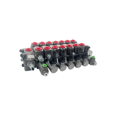 HC-D6/7 Type Hydraulische richtingscontroleaansluiting 7 spoelen 100L/min Stroomdruk 350 bar