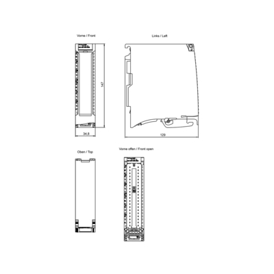 Siemens SIMATIC S7-1500 TM Tellen 2x24V Tellermodule 6ES7550-1AA01-0AB0 100% getest