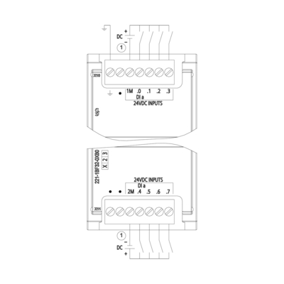 Brandly SIMATIC S7-1200 SM 1221 PLC Expansion Module voor Siemens Automation Industrial