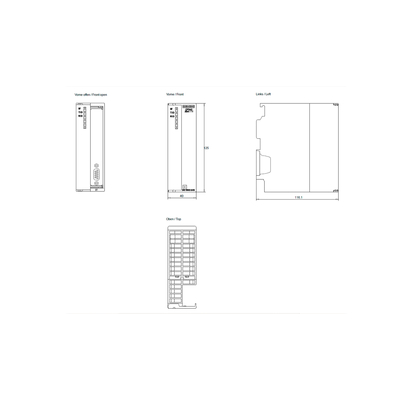 Originele S7-300 CP 340 communicatieprocessor met 20 MA interface 6ES7340-1BH02-0AE0