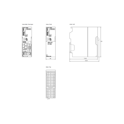 Uitstekend 6ES7315-2EH14-0AB0 SIMATIC S7-300 CPU 315-2PN/DP met 384KB werkgeheugen