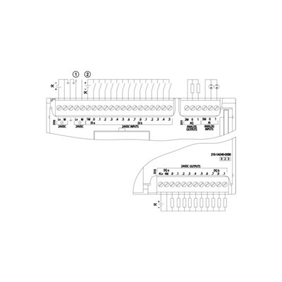 6ES7215-1AG40-0XB0 SIMATIC S7-1200 CPU 1215C Compact CPU DC/DC/DC 2 PROFINET-poorten