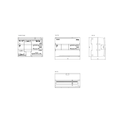 6ES7215-1AG40-0XB0 SIMATIC S7-1200 CPU 1215C Compact CPU DC/DC/DC 2 PROFINET-poorten