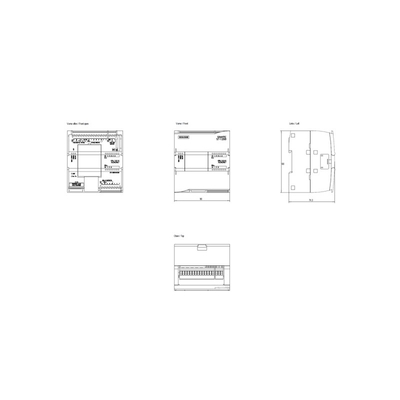 6ES7211-1BE40-0XB0 SIMATIC S7-1200 CPU 1211C Compacte CPU met 2A Relay en AC/DC Power