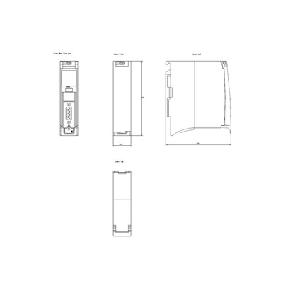 Uitstekende SIMATIC S7-1500 CM PTP RS422/485 HF-communicatiemodule voor seriële verbinding