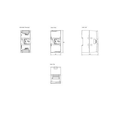 SIMATIC S7-1200 Digitale Invoer SM 1221 8 DI 24 V DC Sink/Source PLC 6ES7221-1BF32-0XB0