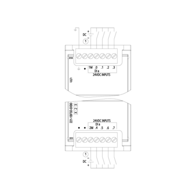 SIMATIC S7-1200 Digitale Invoer SM 1221 8 DI 24 V DC Sink/Source PLC 6ES7221-1BF32-0XB0