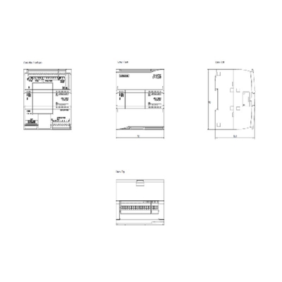 SIMATIC S7-1200 CPU 1212C Compact CPU DC/DC/DC 6ES7212-1AE40-0XB0 in originele verpakking